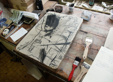 in Nalors Grafika lithostudio in Vác, Hungary