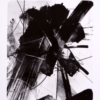 "O.T." 1994, Auflage 45, 75 x 54 cm  Lithography, Era Company, Bretten, Germany, 2004: Limited edition, Information on request : Lithography, Lithografie, Nalors Grafika Vác