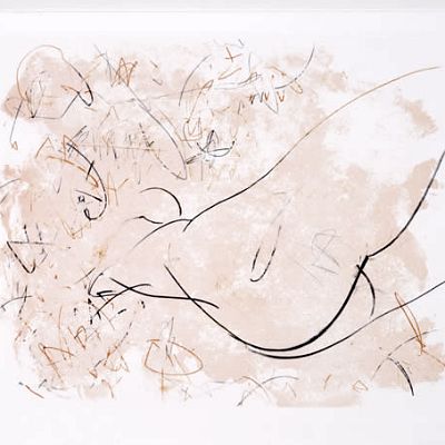 "O.T." 2004, Auflage 45, 43 x 55 cm  Lithography, Era Company, Bretten, Germany, 2004: Limited edition, Information on request : Lithography, Lithografie, Nalors Grafika Vác