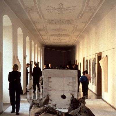 hallway at the monestary Weingarten : Bunsen, Kloster Weingarten, Peter Renz