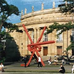 Mark di Suvero, Sculpture in Stuttgart  Mark di Suvero sculpture : Mark di Suvero, sculpture