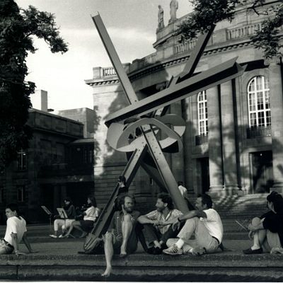 Group picture  Bunsen, Martignoni : Enrico Martignoni, Mark di Suvero