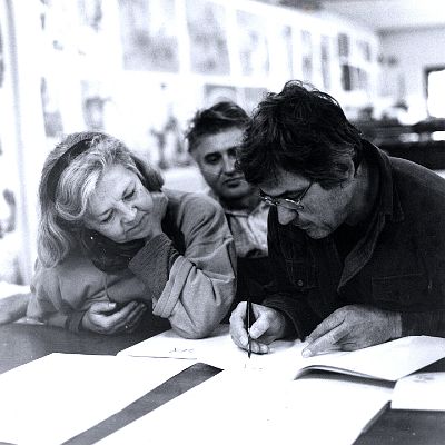 1996: Lithography workshop Vac, Ungarn