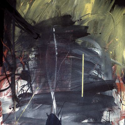 "Ohne Titel" 1995, ca. 80 cm x 100 cm  private collection : Bunsen, Gouache, Malerei